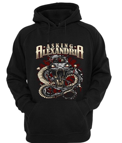 Asking Alexandria snake hoodie