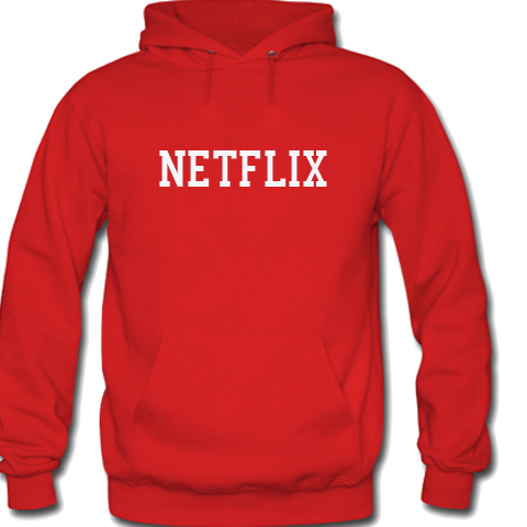 netflix logo hoodie