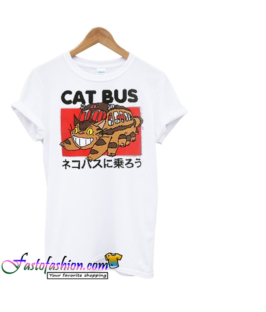 cat bus shirt