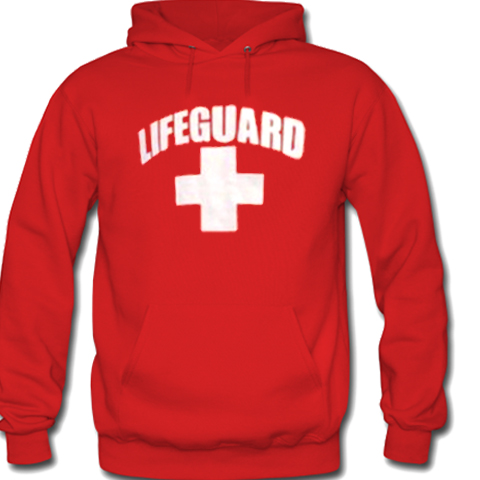 lifeguard red color Hoodies