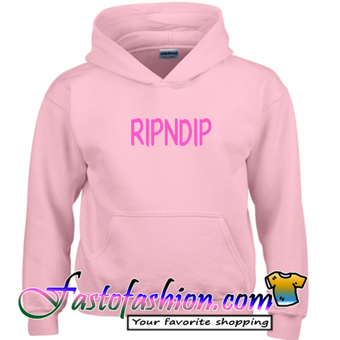 ripndip hoodie pink