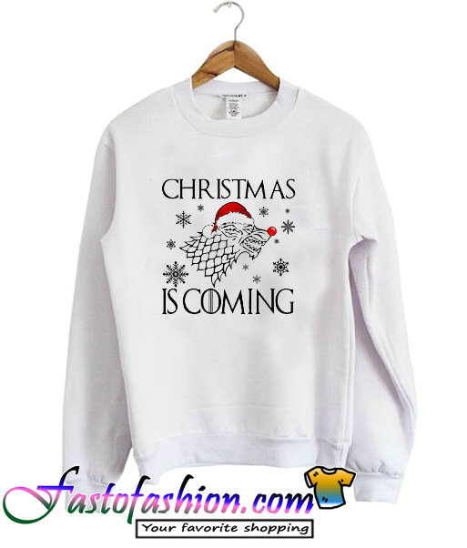 holidays are coming sweatshirt