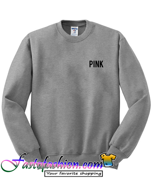 women's pink sweatshirt