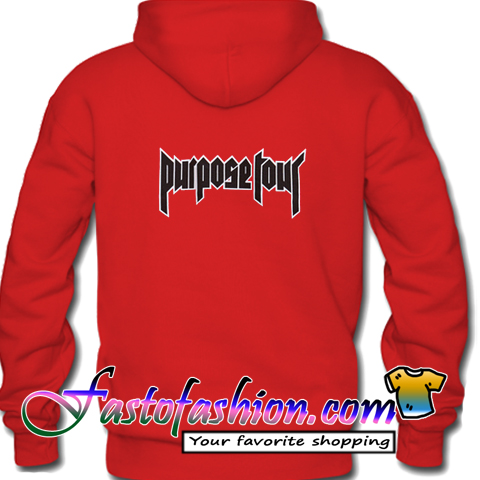 black and white purpose tour hoodie